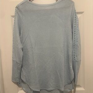 NWOT Soft Surroundings Bailey Blue Top Size PXS.